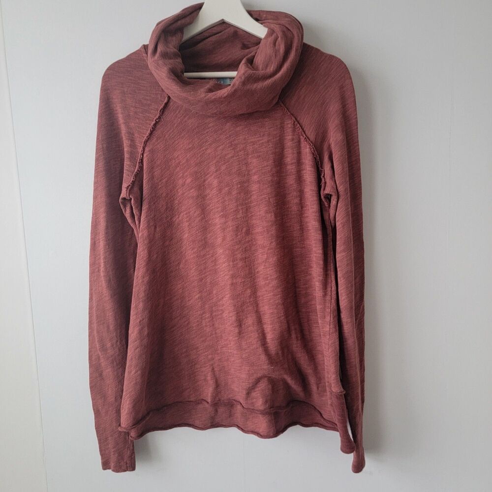 FREE PEOPLE beach Cowl Neck Cocoon Pullover sweater size xs/s long sleeve